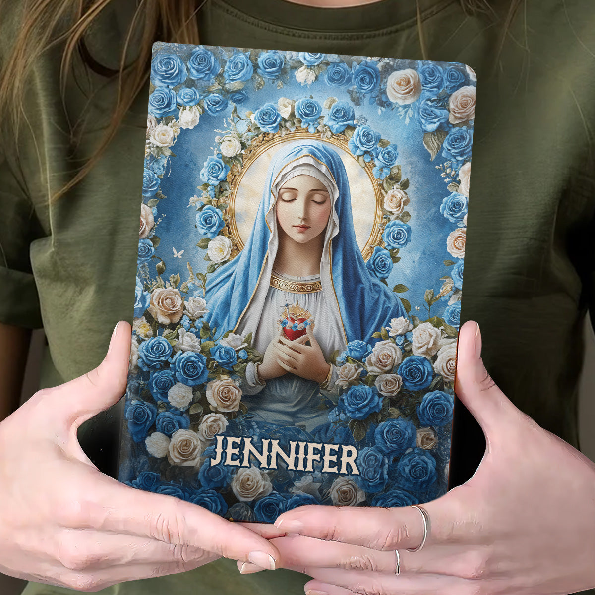 Heavenly Grace | Personalized Leather Cover Notebook