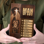 Man Of God | Personalized Leather Cover Notebook