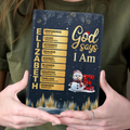 God Says I Am | Personalized Leather Cover Notebook