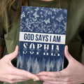 God Says I Am | Personalized Leather Cover Notebook
