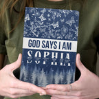 God Says I Am | Personalized Leather Cover Notebook