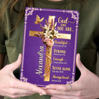 God Says You Are | Personalized Leather Cover Notebook