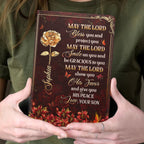 May The Lord Bless You | Personalized Leather Cover Notebook