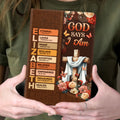 God Says I Am | Personalized Leather Cover Notebook
