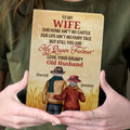 To My Wife | Personalized Leather Cover Notebook