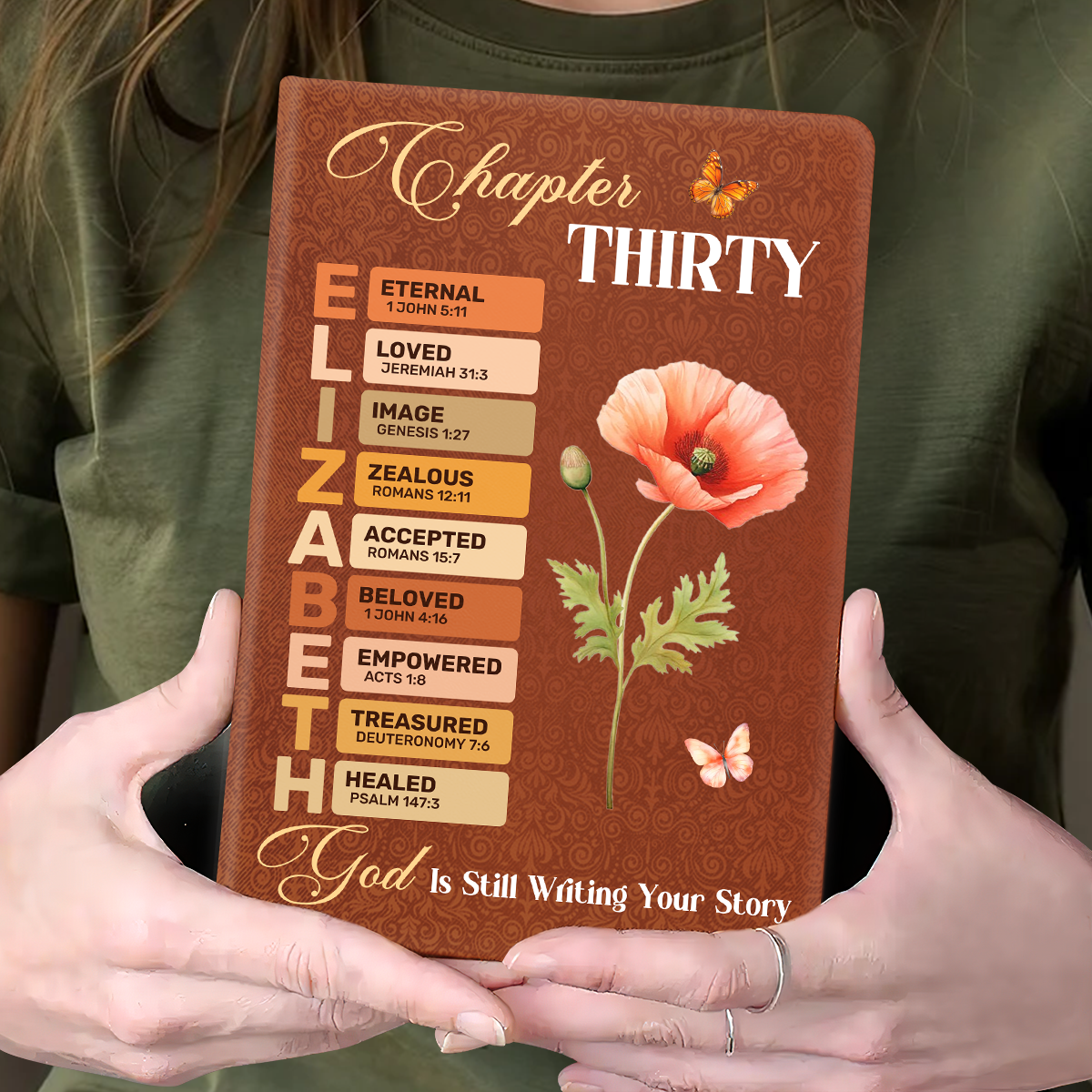 God Is Still Writing Your Story  | Personalized Leather Cover Notebook