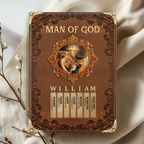 Man Of God  | Personalized Leather Cover Notebook