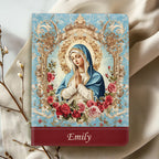 Our Lady of Grace | Personalized Leather Cover Notebook