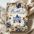 Be Still And Know That I Am God | Personalized Leather Cover Notebook
