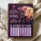 I Am The Daughter Of A King | Personalized Leather Cover Notebook
