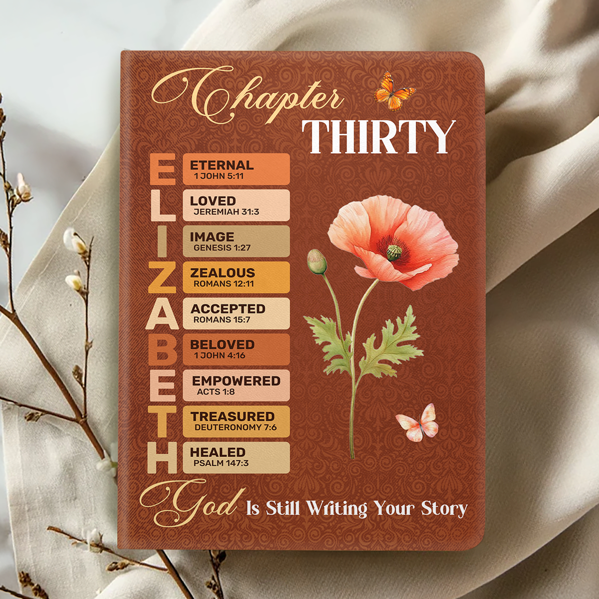 God Is Still Writing Your Story  | Personalized Leather Cover Notebook
