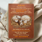 God Blessed The Broken Road That Led Me Straight To You | Personalized Leather Cover Notebook