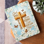 God Says I Am | Personalized Leather Cover Notebook