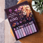 I Am The Daughter Of A King | Personalized Leather Cover Notebook