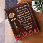May The Lord Bless You | Personalized Leather Cover Notebook