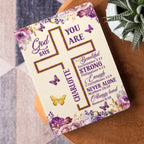 God Says I Am | Personalized Leather Cover Notebook