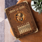 Man Of God  | Personalized Leather Cover Notebook