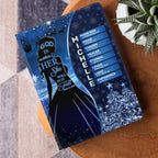 God Is Within Her She Will Not Fall | Personalized Leather Cover Notebook