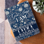 God Says I Am | Personalized Leather Cover Notebook