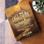 Call To Me And I Will Answer You | Personalized Leather Cover Notebook
