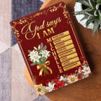 God Says You Are | Personalized Leather Cover Notebook