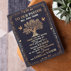 To Our Pastor | Personalized Leather Cover Notebook
