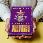 God Says I Am | Personalized Leather Cover Notebook