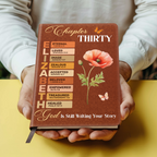 God Is Still Writing Your Story  | Personalized Leather Cover Notebook