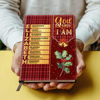 God Says I Am | Personalized Leather Cover Notebook
