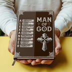 Man Of God | Personalized Leather Cover Notebook