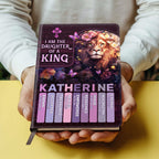 I Am The Daughter Of A King | Personalized Leather Cover Notebook
