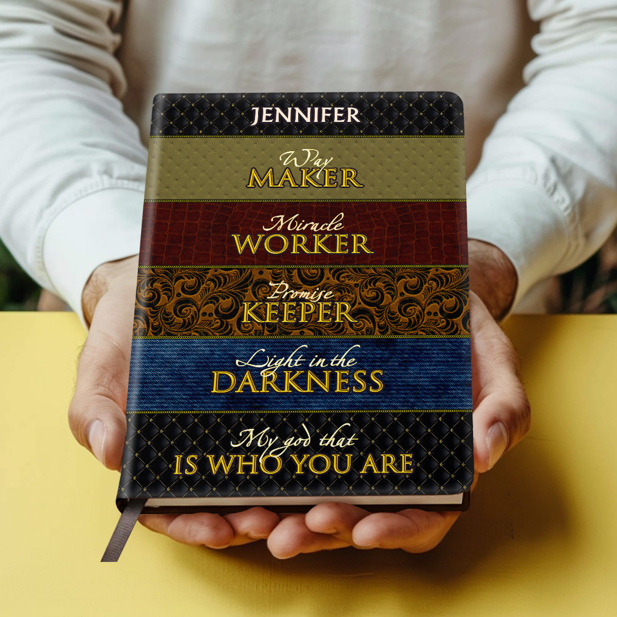 Way Maker | Personalized Leather Cover Notebook