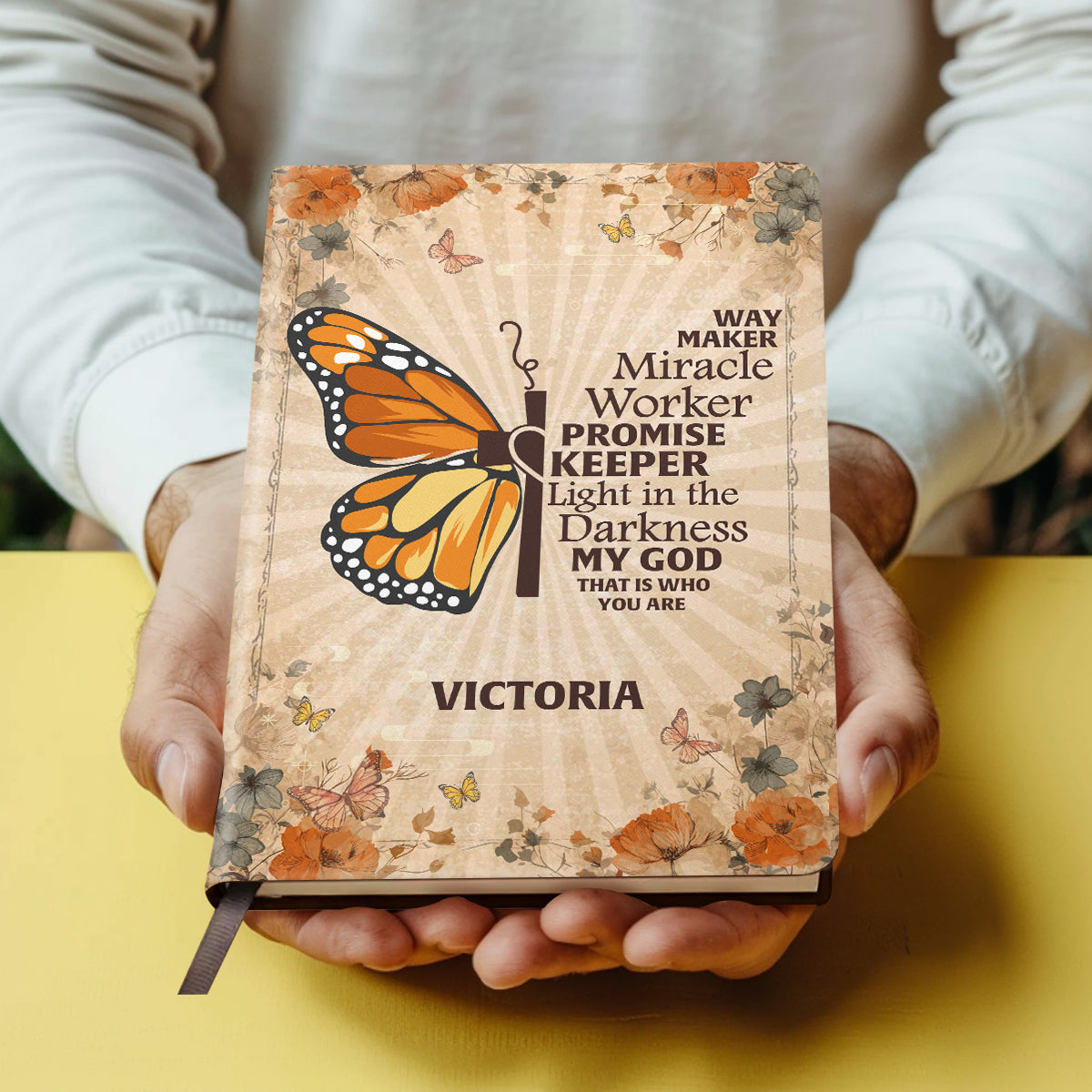 Way Maker | Personalized Leather Cover Notebook