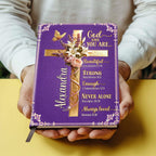 God Says You Are | Personalized Leather Cover Notebook
