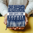 God Says I Am | Personalized Leather Cover Notebook