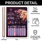 I Am The Daughter Of A King | Personalized Leather Cover Notebook