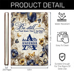 Be Still And Know That I Am God | Personalized Leather Cover Notebook