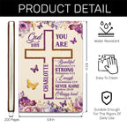 God Says I Am | Personalized Leather Cover Notebook