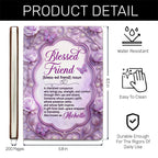 Blessed Friend | Personalized Leather Cover Notebook