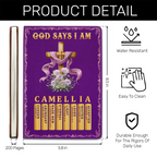 God Says I Am | Personalized Leather Cover Notebook