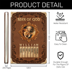 Man Of God  | Personalized Leather Cover Notebook