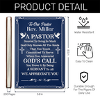 To Our Pastor | Personalized Leather Cover Notebook