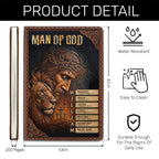 Man Of God | Personalized Leather Cover Notebook