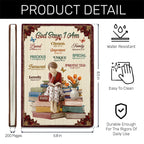 God Says I Am | Personalized Leather Cover Notebook