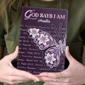 God Says I Am | Personalized Leather Cover Notebook