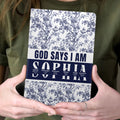 God Says I Am | Personalized Leather Cover Notebook