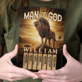 Man Of God | Personalized Leather Cover Notebook