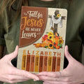 Fall For Jesus  | Personalized Leather Cover Notebook