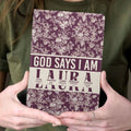 God Says I Am | Personalized Leather Cover Notebook