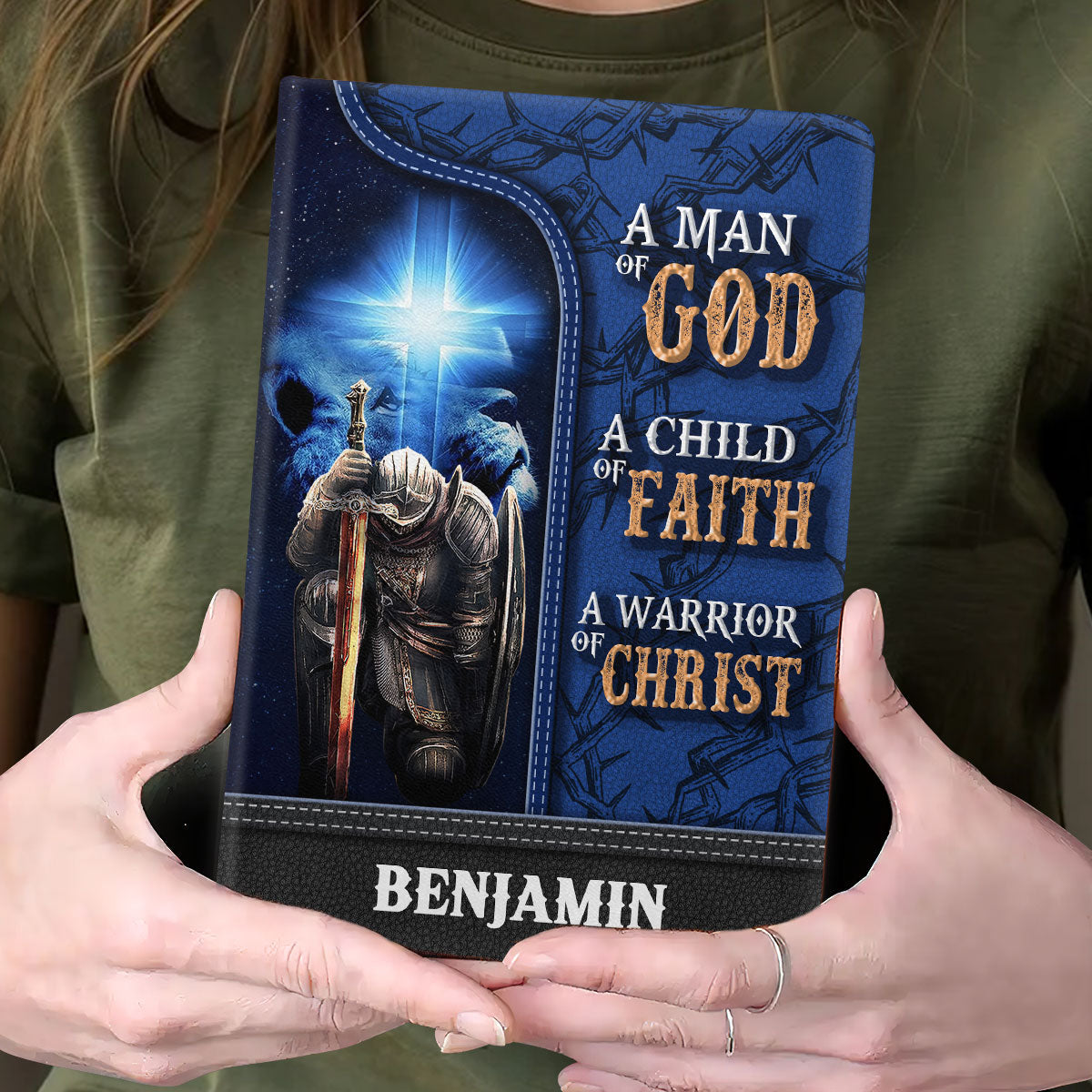 Child Of Faith | Personalized Leather Cover Notebook